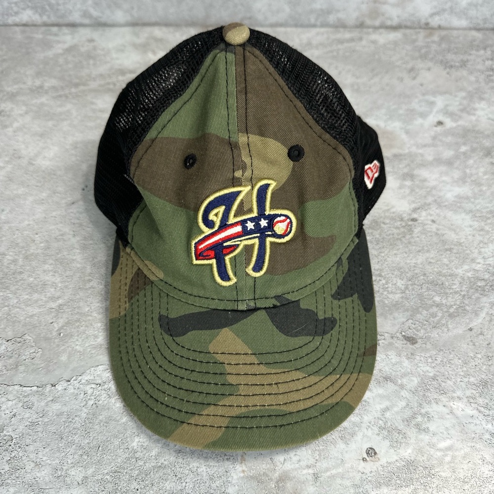 Harrisburg Senators MLB Armed Forces Camo New Era Adjustable Hat Cap‎ Youth